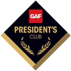 Cambridge Exteriors - GAF President's Club Award Winner